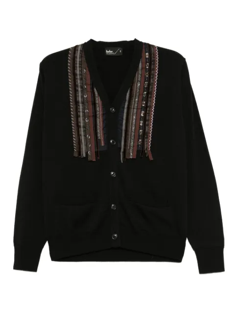 Kolor striped cardigan Black 25WCMN04301
