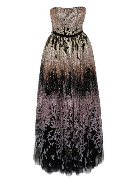 Saiid Kobeisy crystal-embellished gown Purple RTWSS2559