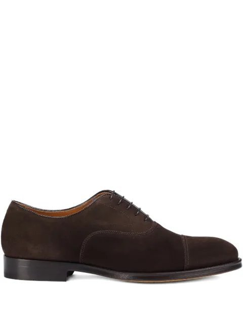 Doucal's suede lace-up shoes Brown DU1002ORVNUF009TM23