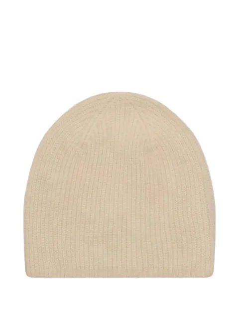LouLou de Saison ribbed beanie hat Neutrals FLYN