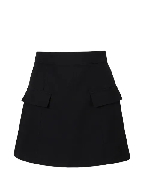 Vestiaire d'un Oiseau Libre Sugar side-pockets mini skirt Black SUGARMINISKIRT