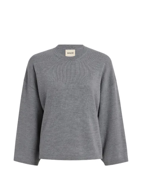KHAITE Darcy wool sweater Grey 9854500284
