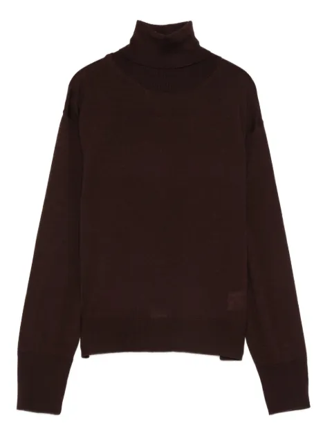 Daniele Fiesoli turtleneck merino-wool sweater Brown 3117