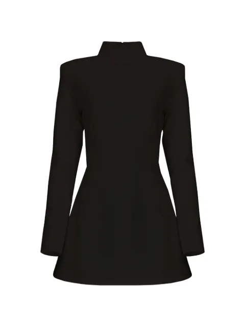 Vestiaire d'un Oiseau Libre high-neck long-sleeve dress Black SUGARDRESS