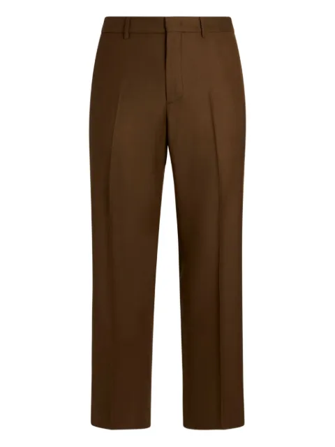 ETRO welt-pockets tailored trousers Brown MRED001499TU2K0