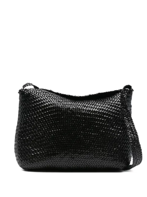 DRAGON DIFFUSION Santa Marta interwoven crossbody bag Black 8703
