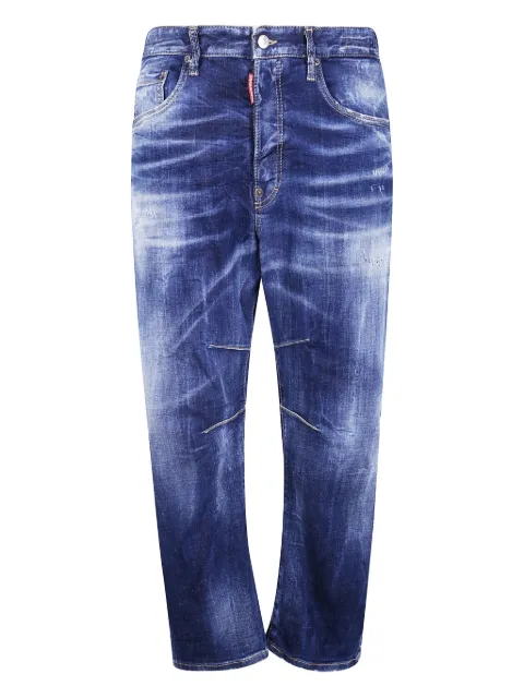 DSQUARED2 faded-effect five-pocket jeans Blue S71LB1704S30664
