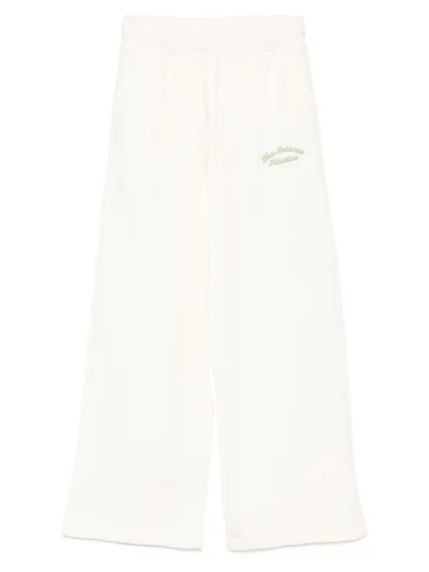 New Balance embroidered cotton sweatpants Neutrals WP53902PEF