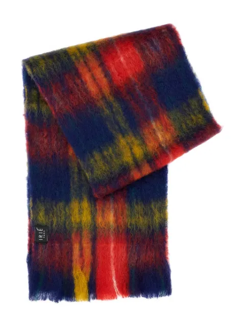 Irie' plaid-pattern scarf Red 80ZTA1165