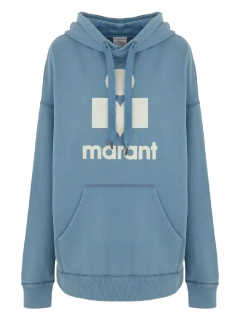 VALENTINO GARAVANI EYEWEAR logo-print hoodie Blue SW0027HAC3M06H