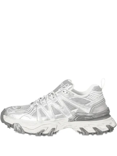 Juun.J panelled lace-up sneakers Grey JC57K1P01002