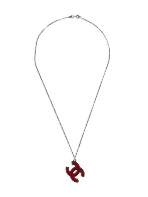 CHANEL Pre-Owned 2005 CC pendant necklace Silver NC177122