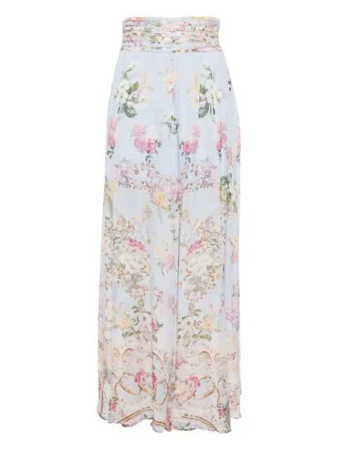 Camilla Tiled In Time wide-leg pants Blue 00039829