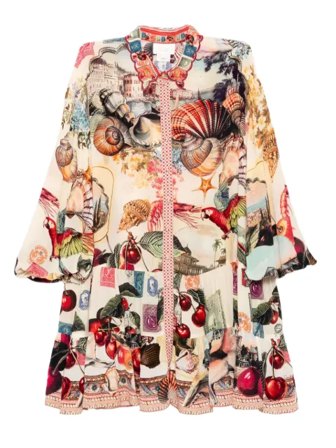 Camilla Notes From The Road shirt dress Neutrals 00036820