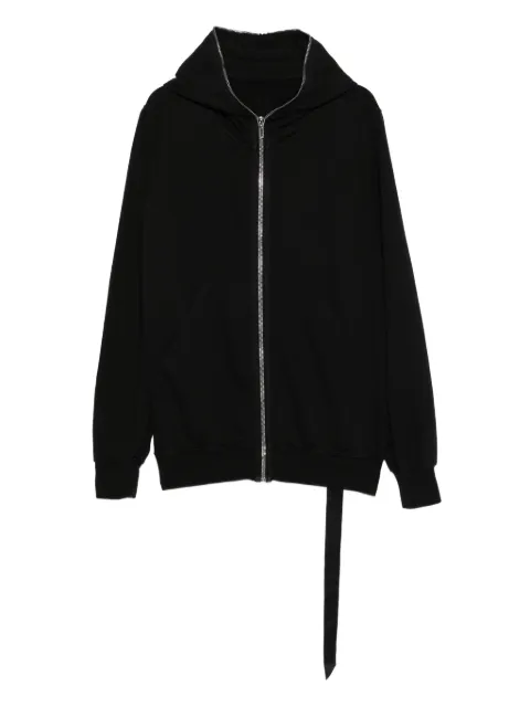 Rick Owens DRKSHDW long-sleeve zip-up hoodie Black DU02E7283RIG