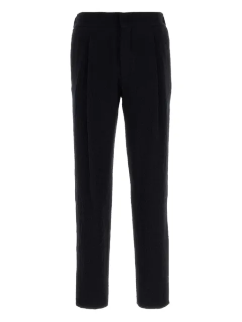 Giorgio Armani textured back-pocket trousers Blue GM001193TE16775