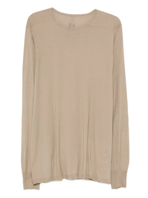 Rick Owens DRKSHDW long-sleeve drawstring T-shirt Neutrals DU02E7260BH