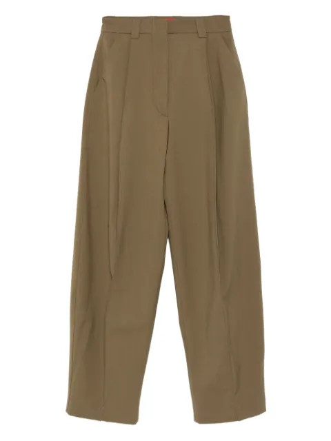 THELATEST pleated trousers Green TLW03116W0206ABTP
