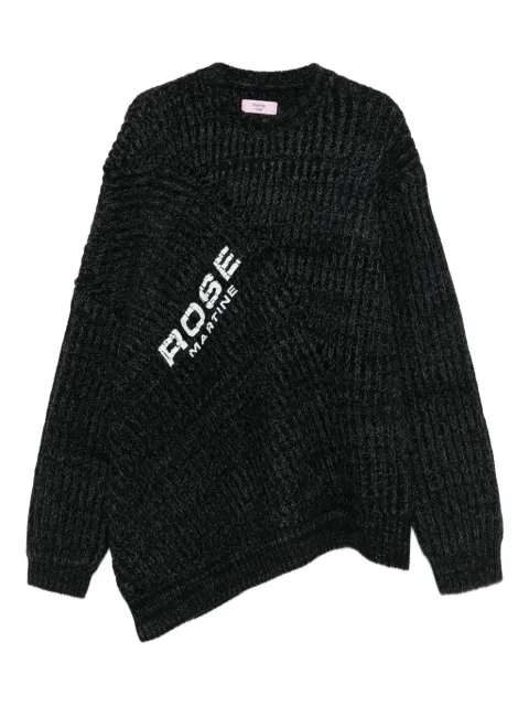 Martine Rose fisherman-rib sweater Grey 971YA03053