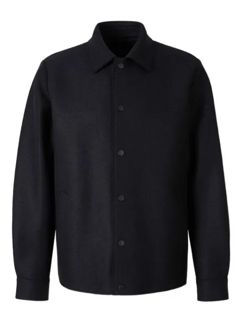 Harris Wharf London snap-button shirt jacket Blue CH9366MLK