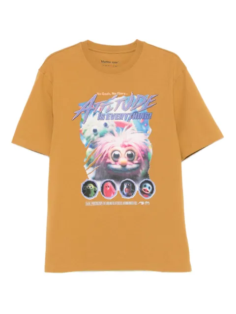 Martine Rose graphic-print cotton T-shirt Brown 603JE06718E