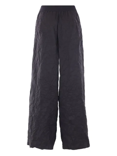 Maria Calderara crinkled palazzo pants Black U369WK9
