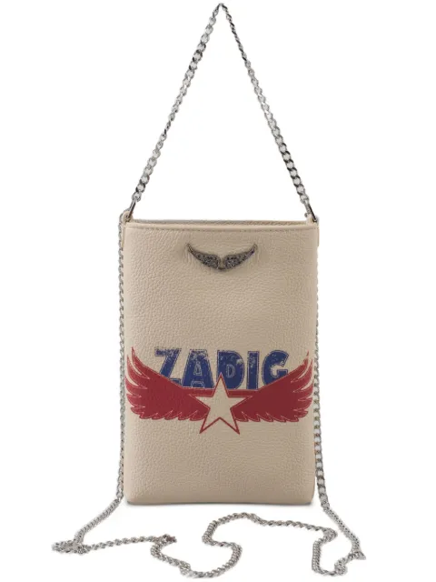 Zadig&Voltaire Rock leather mini bag Neutrals LWSG03710