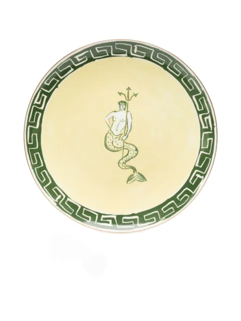 GINORI 1735 merman greek-key centerpiece (33cm) Yellow 020RG00FPT00033