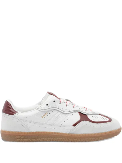 ALOHAS leather-upper lace-up low-top sneakers White S100709