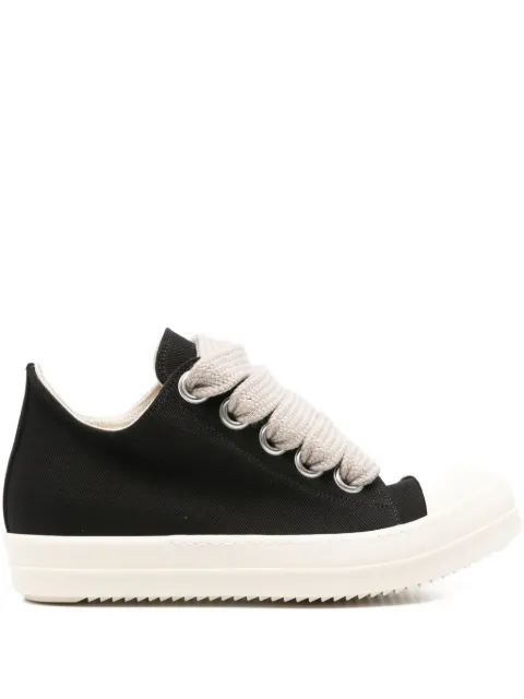 Rick Owens DRKSHDW lace-up canvas sneakers Black DU02E7819DOW2