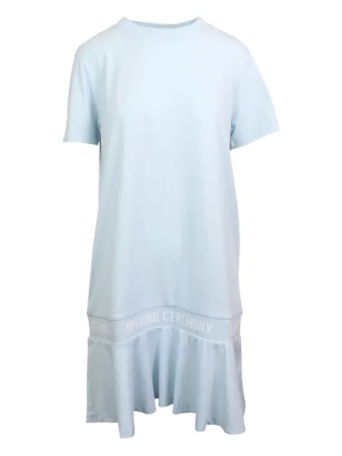 Opening Ceremony logo-band dress Blue 95OCY0017