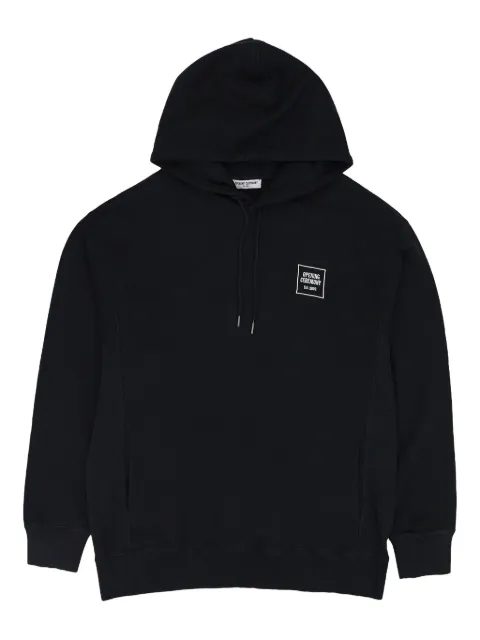 Opening Ceremony Box-logo hoodie Black 95OCY1094