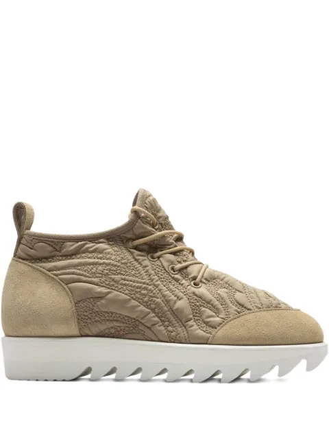 Hender Scheme Quilting Lace "Beige" sneakers Brown NKSNYL