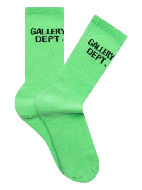 GALLERY DEPT. logo-embroidered socks Green VKW31D3C