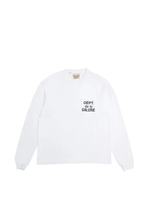 GALLERY DEPT. De La Galerie long-sleeve T-shirt White 5A947370