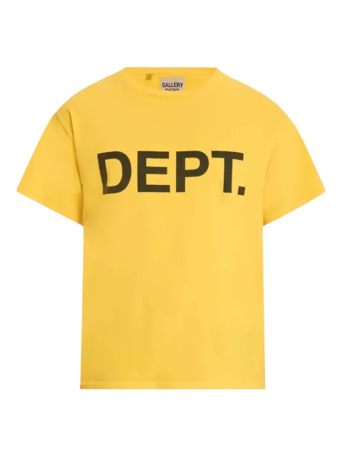 GALLERY DEPT. Dept logo "Yellow/Black" t-shirt Yellow WM2LTZ1Q