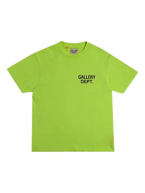 GALLERY DEPT. Souvenir logo-print T-shirt Green D405165B