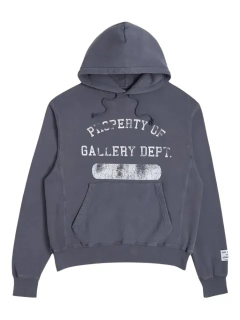 GALLERY DEPT. Property logo "Navy/White" hoodie Blue W4BZI70I
