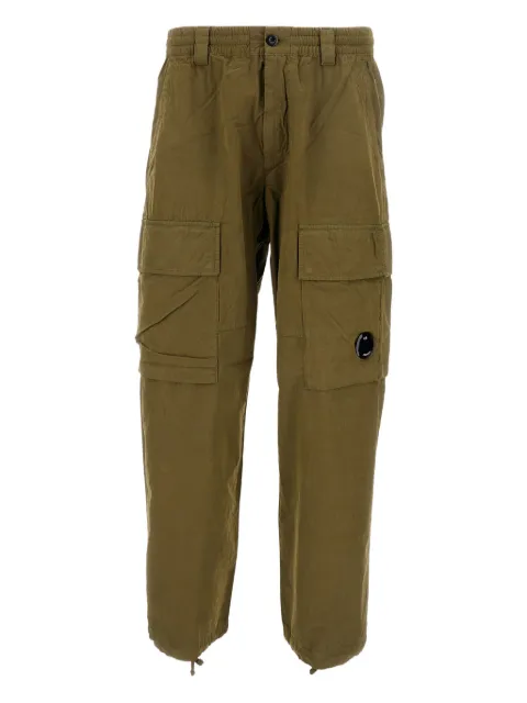 C.P. Company multi-pocket cargo straight-leg trousers Green 19CMPA066A110324G652
