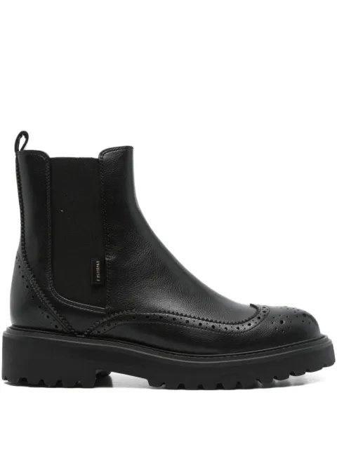 TWINSET 40mm elastic-panel chelsea boots Black 252TCP204