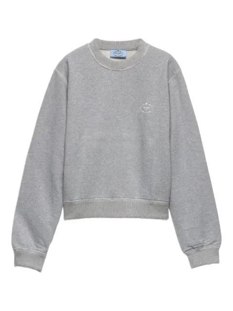 Prada logo-print sweater Grey 134720SOOO173J