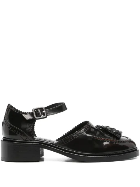 Nicole Saldaña Margaret tassel-embellished loafers Brown FSLDWMRG107F0F