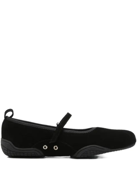 Nicole Saldaña Sophie suede flats Black FSLDWSPH109001