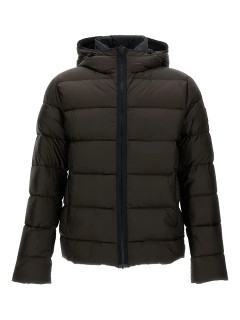 Fay hooded quilted coat Brown NAM32510620XMH