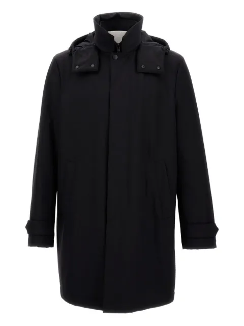 Fay hooded snap-fastening parka Black NAM6151037JXRF