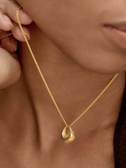 Monica Vinader small Antica pendant Gold GPPTANTSNON