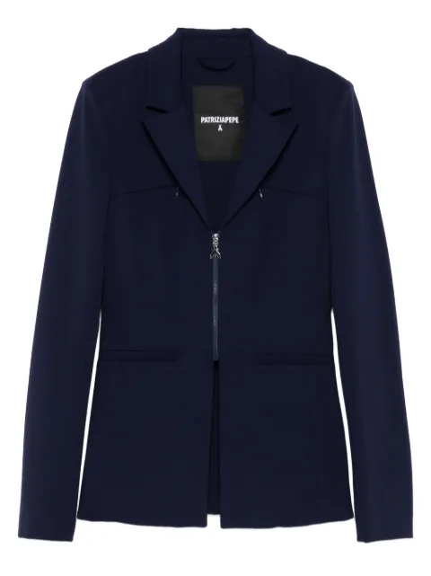 Patrizia Pepe zip-front jacket Blue 8S0539J129