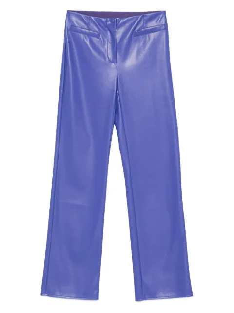 Patrizia Pepe low-waisted flared trousers Blue 8P0757E005