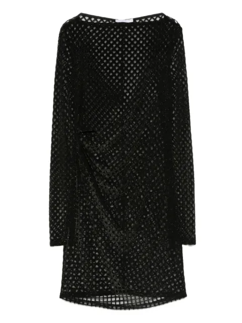 Patrizia Pepe mesh mini dress Black 8A1579A638