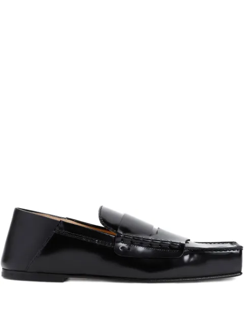 Jacquemus leather square-toe loafers Black FOW00147AC18A03